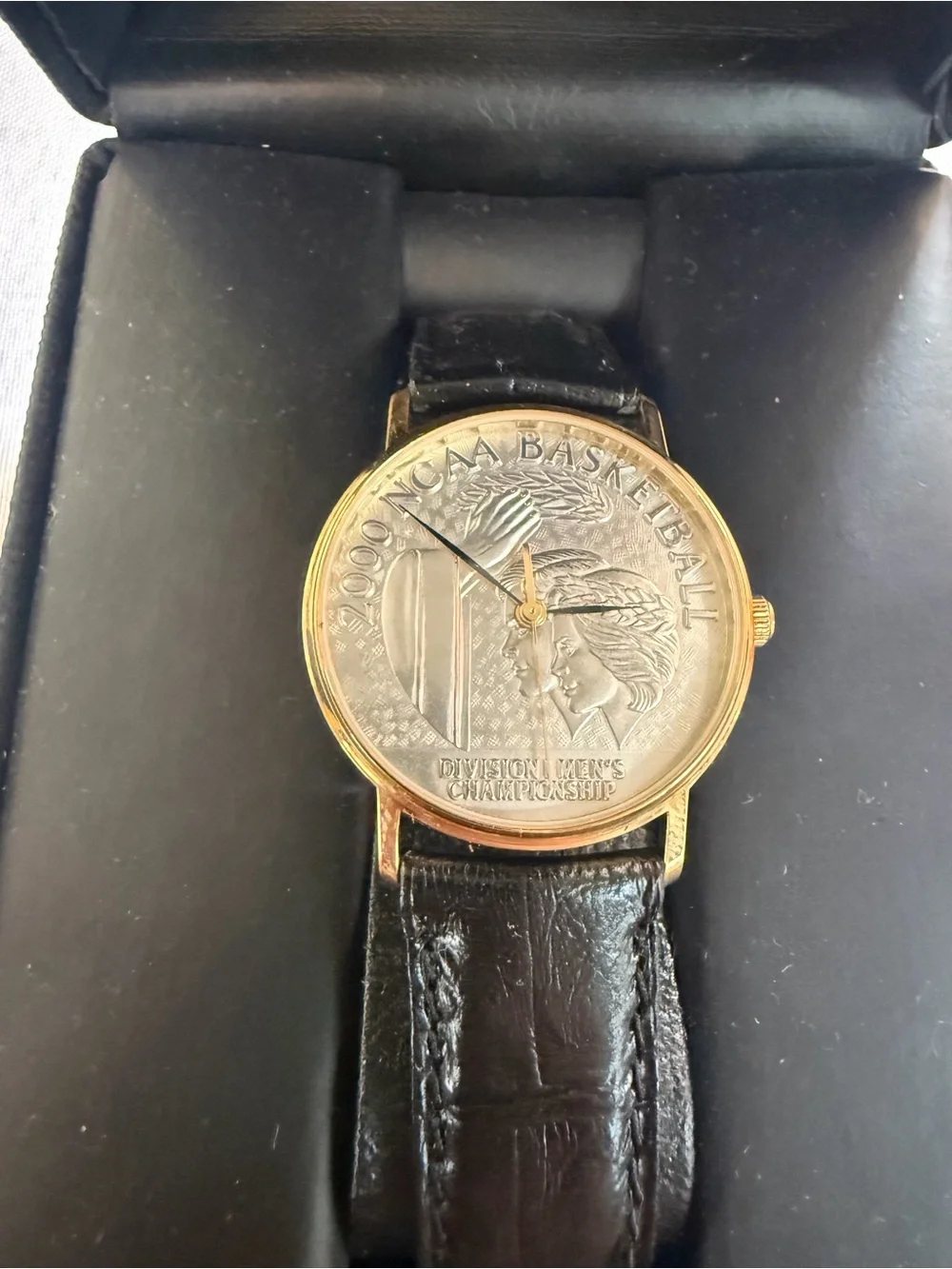 Vtg 2000 NCAA  Basketball Watch Men Swiss Division I Championship NIB Rare